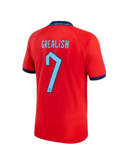 Billige England Jack Grealish #7 Bortedrakt VM 2022 Kortermet